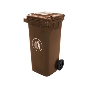 Mirpol Container deșeuri 120L maro