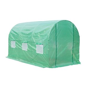 Mirpol Solar gradina 2x3x2 m, verde (cadru + folie)