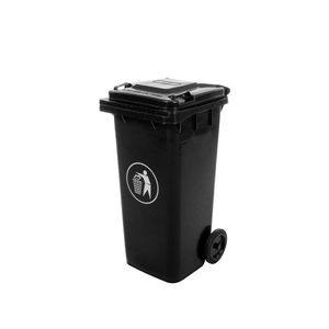 Mirpol Container deșeuri 120L NEGRU