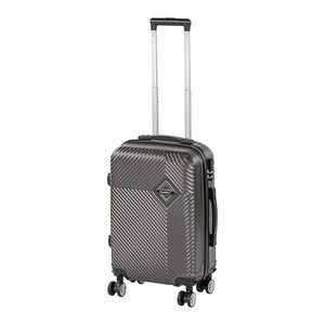 Valiză de cabină TraveLux Pro cu carcasă rigidă și roată detașabilă, 50x40x20 cm, gri