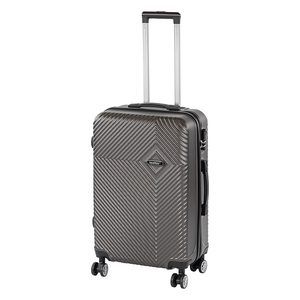 Valiză TraveLux Pro de dimensiuni medii, cu carcasă rigidă, 68x45x25 cm, gri
