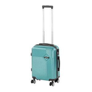 Bagaj de mână TraveLux Pro cu carcasă rigidă și roți detașabile, 40x30x20 cm, albastru lagună