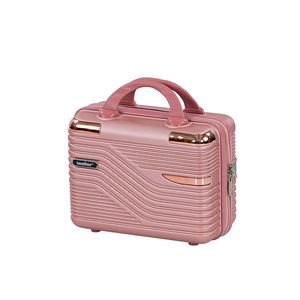TraveLux Urban valiză mică de mână cu capac dur 28x36x16 cm roz somon
