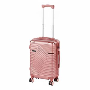 Valiză de cabină TraveLux Urban cu carcasă rigidă și roți detașabile, 50x35x23 cm, roz somon