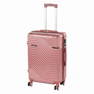 Valiză medie TraveLux Urban cu carcasă rigidă, 68x45x25 cm, roz somon