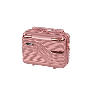 TraveLux Urban – trusă de călătorie cu capac rigid, 23x30x14 cm, roz-auriu