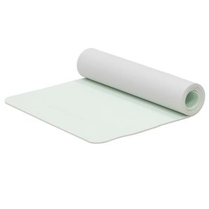 Saltea fitness antiderapanta din TPE, 183x61x1 cm, cu curea transport, verde menta