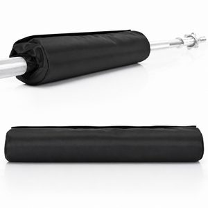 Protectie pentru bara fitness din spuma, inchidere cu velcro, 43x8 cm, negru