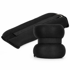 Greutati pentru incheietura mainii si glezna 2x3 kg, neopren si nisip fier, 36x15 cm, negru