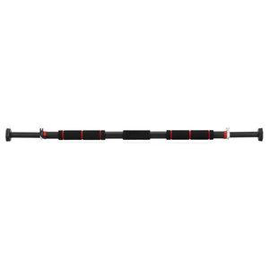 Bara tractiuni reglabila pentru usa 82-130 cm, otel si spuma NBR, capacitate 300 kg, negru
