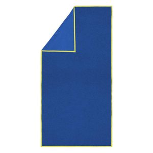 Prosop cu uscare rapida 100x180 cm, microfibra 200 GSM, cu husa transport, albastru bleumarin