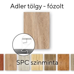 Adler stejar vinil SPC parchet eșantion / eșantion