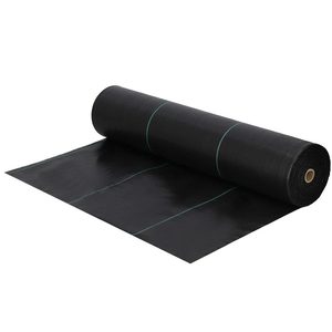 Folie agrotextil, mulcire, antiburuieni, filtru UV, 10 x 1.1metri, 90g/m2, negru