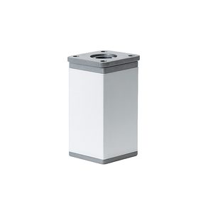 Picior de mobilier Uni 60 mm argintiu