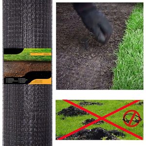 Plasa gradina anti daunatori si cartite, 30g/m2, 1x100metri, neagra