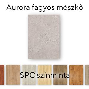 Aurora Frosted Limestone Vinil SPC Parchet eșantion / eșantion