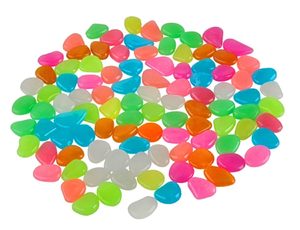 Set 100 pietre decorative fluorescente, culoare Multicolor, AVX-AG653C
