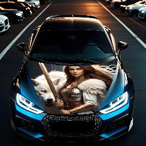 Folie Capota Auto "Hood Art" rezistenta la exterior, marime S (150 x 110cm) - Cod: AVX-CAPOTA-006S