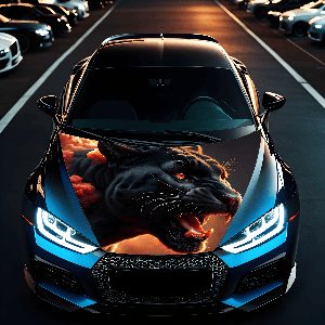 Folie Capota Auto "Hood Art" rezistenta la exterior, marime S (150 x 110cm) - Cod: AVX-CAPOTA-028S