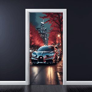 Folie imprimata color pentru decor Usa, dimensiune 200 x 90cm, model: AVX-DR08