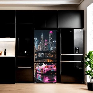 Folie imprimata color pentru decor Frigider, dimensiune 200 x 90cm, model: AVX-FR05