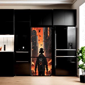 Folie imprimata color pentru decor Frigider, dimensiune 200 x 90cm, model: AVX-FR29