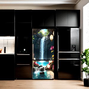 Folie imprimata color pentru decor Frigider, dimensiune 200 x 90cm, model: AVX-FR31