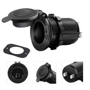 Priza suplimentara impermeabila pentru vehicule Off Road, ATV, SSV, tensiune 12V - 24V