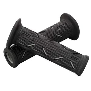 Set 2 buc. Manere Moto/ATV din cauciuc antiderapant, universale, culoare Neagra