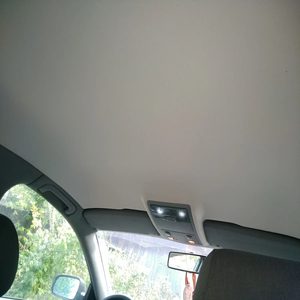 Material pentru reconditionare plafon auto, material textil cu spate buretat, culoare Gri Deschis, dimensiune 2m x 1,50m