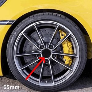 Set 4 capace centrale pentru jante aliaj, diametru 65 mm, culoare negru