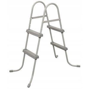 Scara pentru piscina Bestway, cu 2 trepte, 84cm, gri