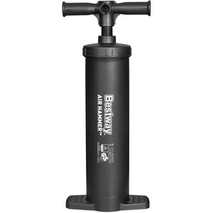 Pompa manuala Bestway cu picior, 3,5 L, 48 cm, cu 3 adaptoare, umflare si dezumflare