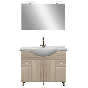 Set mobilier baie Bianca Prime 105, stejar sonoma