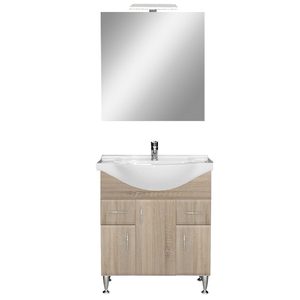 Set mobilier baie Bianca Prime 75, stejar sonoma