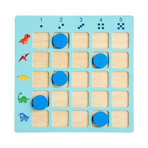 Dinosaur calculator joc educațional din lemn
