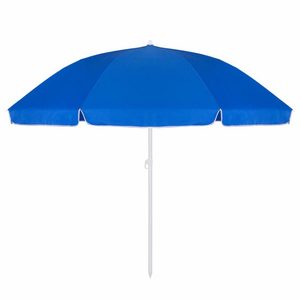 Umbrela de plaja pliabila, Sersimo BU003, 240cm, albastru