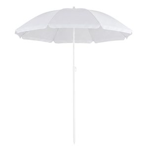 Umbrela de plaja pliabila cu inclinare reglabila, UPF 50+, cu husa transport, 160 cm, gri