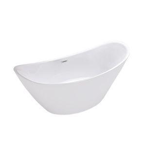 Cada freestanding Flow 170x75x72 cm, alb