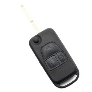 Mercedes Benz - Carcasa tip cheie briceag cu 3 butoane, lama 4 "piste