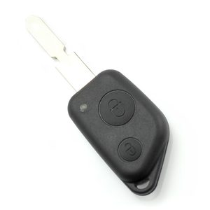 Citroen / Peugeot - Carcasa cheie cu 2 butoane, lama 4 "piste