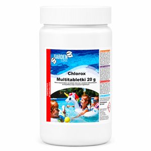 Tablete clor pentru piscina 20 g, dezinfectare apa, efect antibacterian si anti alge, 1 kg
