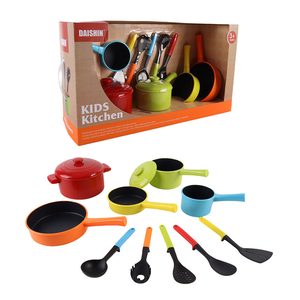 Set de vase pentru bucătărie de joacă 10 bucăți