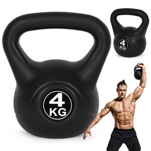 Homelux Kettlebell 4 kg negru