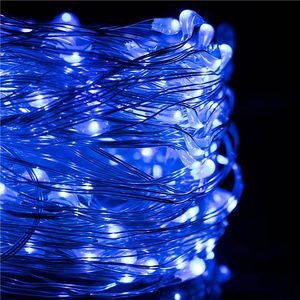 (DL) Instalatie lumina decorativa cu 300 LED-uri, telecomanda, 30m, iluminare albastra