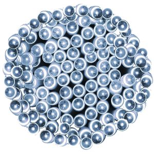 Instalatie lumini de exterior pentru gradina, 5 metri, 50 LED-uri, cu baterii, alb