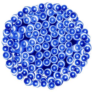 Instalatie lumini de exterior pentru gradina, 10 metri, 100 LED-uri, cu baterii, albastru