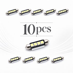 Pachet 10 Leduri auto Sofit 41mm 3W can-bus Carguard