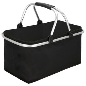 Geanta pentru picnic sau plaja, termoizolanta, 28 litri, negru