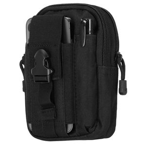 Borseta sport de brau, impermeabila, cu prindere la curea, 18x12x3.5cm, negru